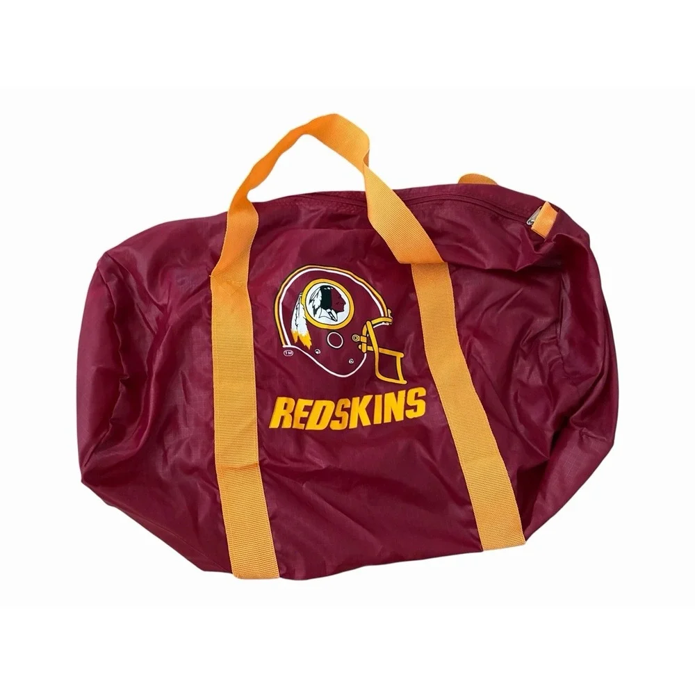 Washington Redskins Lightweight Nylon Retro (1980s) Small Duffel Gym Bag